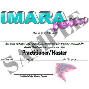Imara Reiki WriteIn Certificate Ver 2 Template